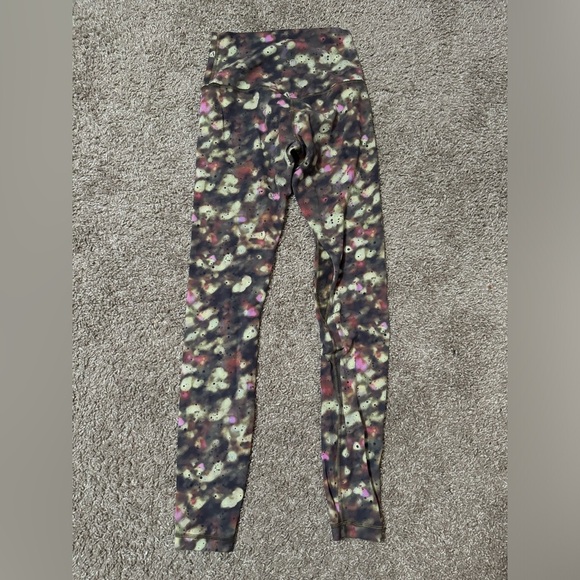 Lululemon Align High-Rise Pant 28"' Soft Focus Splatter Green Multi - Picture 4 of 5